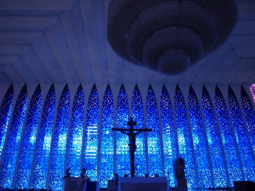 ドン・ボスコ聖堂　青の空間