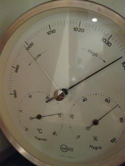 温度・湿度・気圧計
