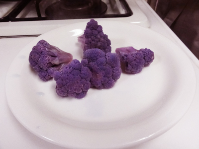 purple cauliflower　