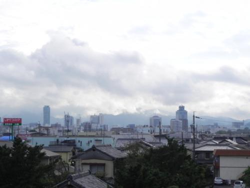 １０月４日、今日の静岡市の空