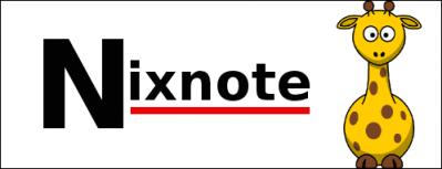 Nixnote起動画面