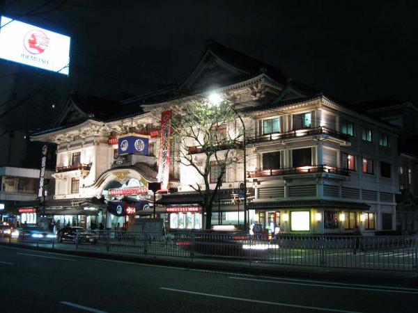 歌舞伎座夜景