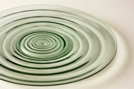Swirl Glass Plate