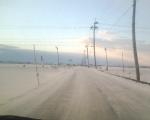 雪の日の通勤路-晴れ