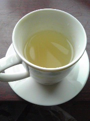 生姜のお茶を入れました