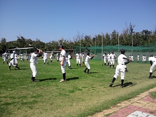 日本通運の野球教室