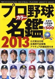 プロ野球カラー名鑑2013