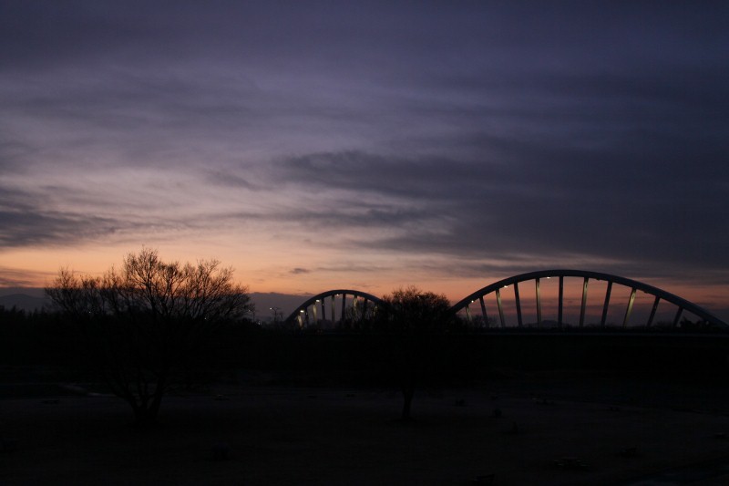 夜明け前の久澄橋